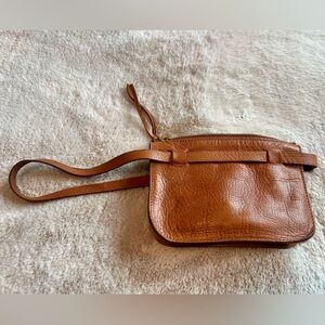 Madewell Saddle Brown Leather Belt Bag